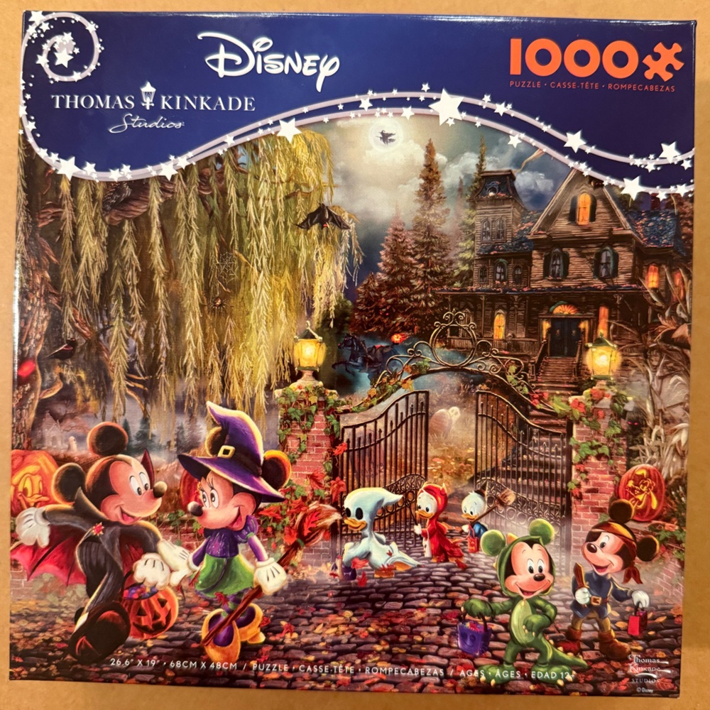 Disney Thomas Kinkade Ceaco 1,000 piece puzzle